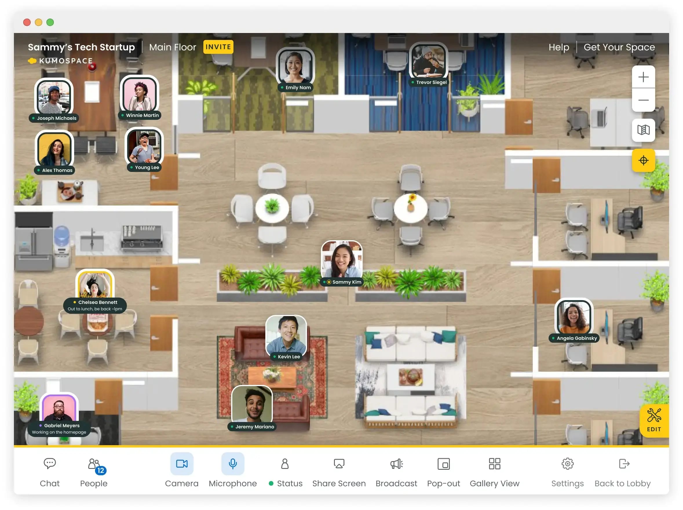 Kumospace Virtual Workspace